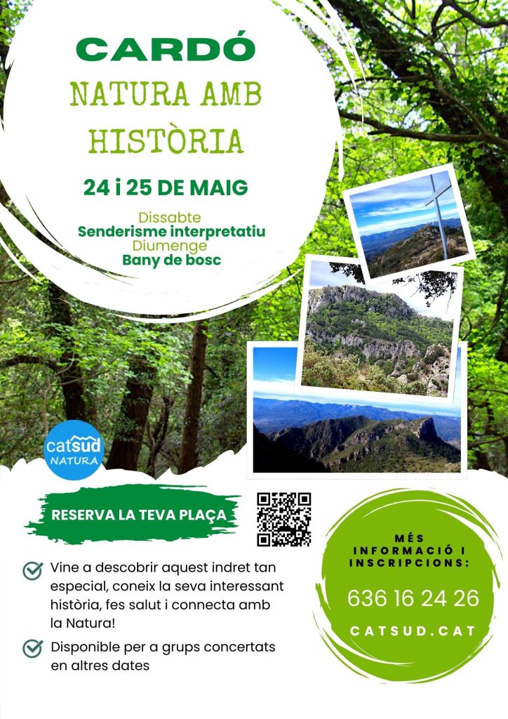 SENDERISME I BANY DE BOSC A CARDÓ